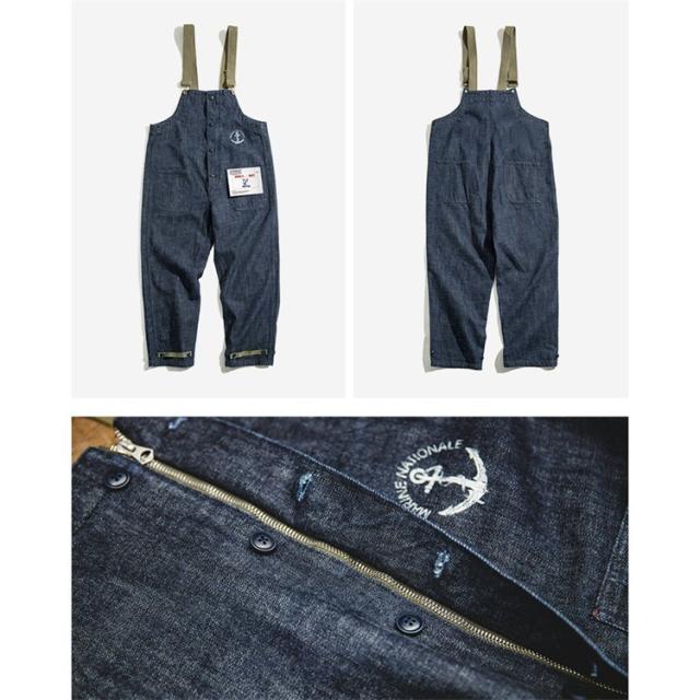 古着　デニム　coverguard　オーバーオール　サロペット　アメカジ　52 Amazon | [BREAORTION] 米海軍 U.S.NAVY オーバーオール メンズ